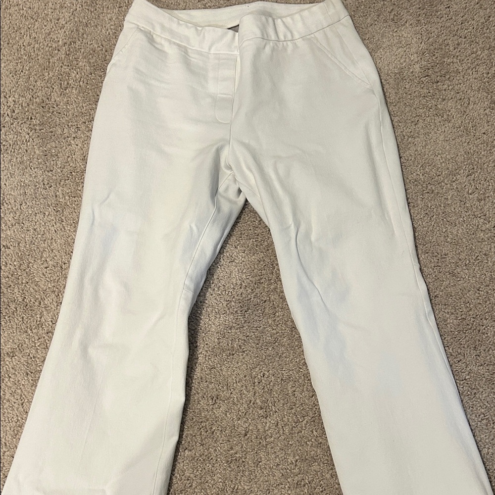 SPANX Cream High-Waisted Pants